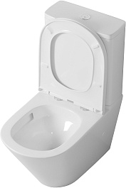 Grossman Унитаз компакт Tornado GR-4450MSQ белый матовый – фотография-3